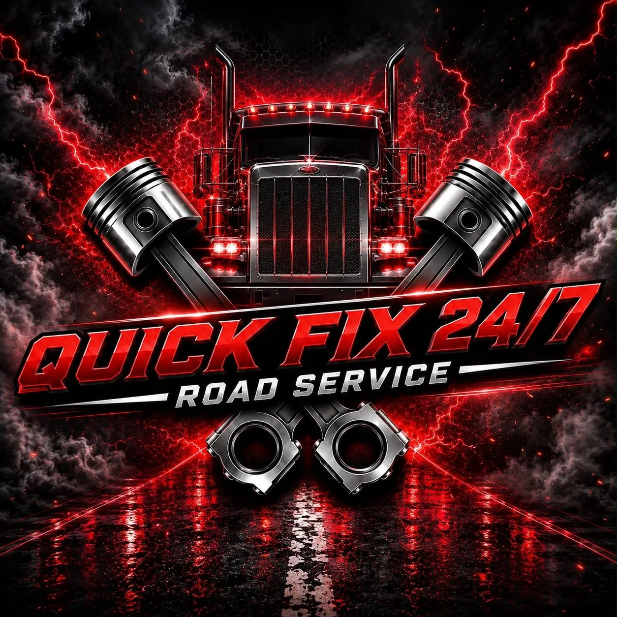Quick Fix 24/7 Road Service logo
